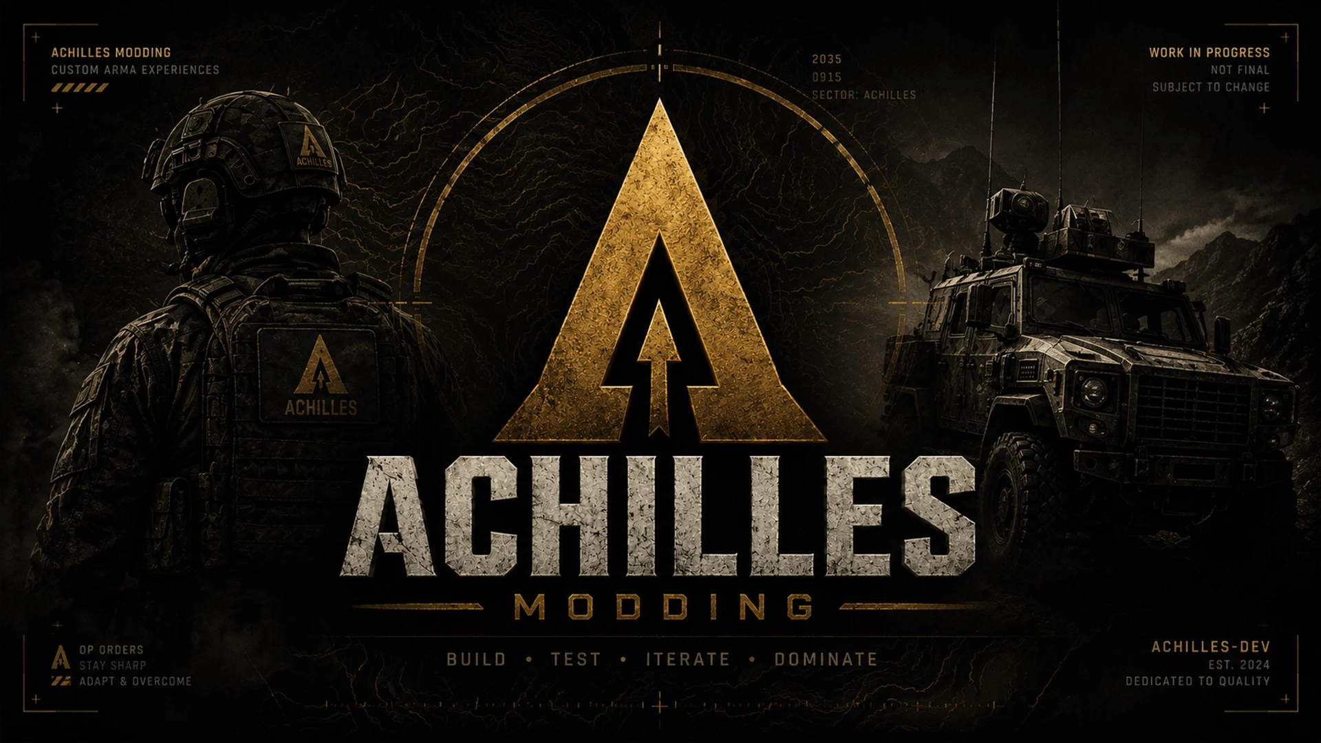 Achilles Modding — build, test, iterate, dominate